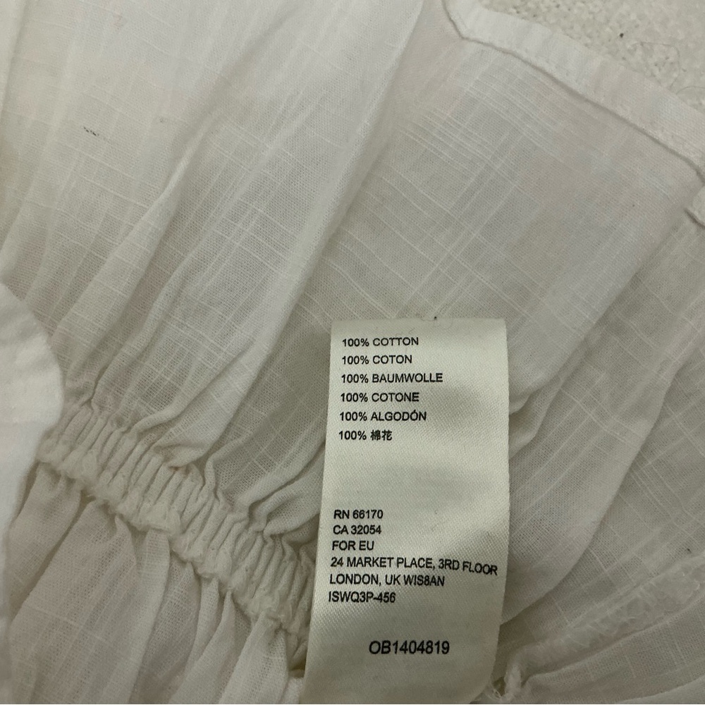 Free People Women’s White Cropped Top Size XS - Picture 5 of 5